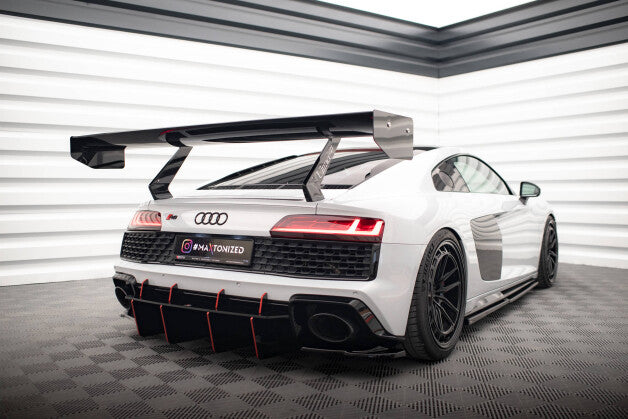 Diffusor Flaps passend für Audi R8 Mk2 FL schwarz Hochglanz