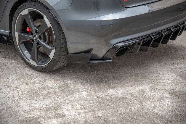 Diffusor Flaps passend für Audi RS3 8V Sportback schwarz Hochglanz (4251937806982)