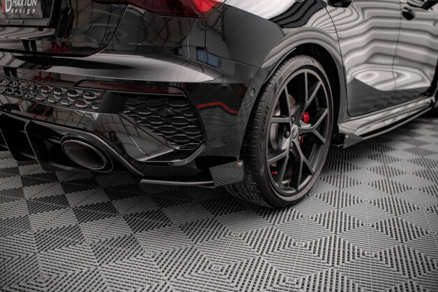 Diffusor Flaps passend für Audi RS3 Sportback 8Y schwarz Hochglanz (4251937886427)