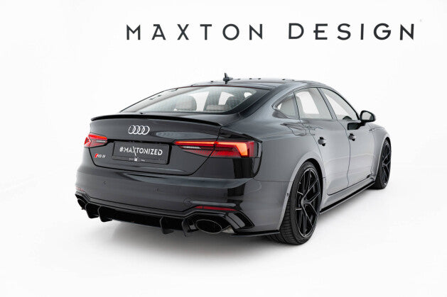 Diffusor Flaps passend für Audi RS5 Coupe / Sportback F5 roter Kern