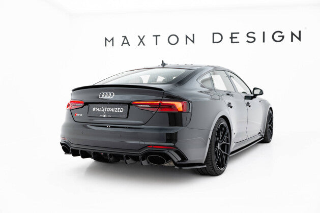 Diffusor Flaps passend für Audi RS5 Coupe / Sportback F5 schwarz Hochglanz (4251937808856)