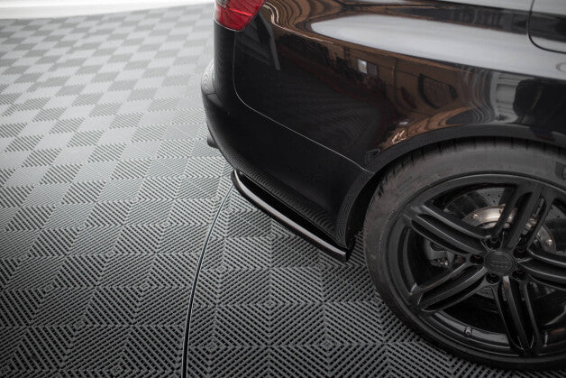 Diffusor Flaps passend für Audi RS6 Avant C6 schwarz Hochglanz (4255647828913)