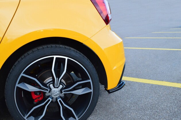 Diffusor Flaps passend für Audi S1 8X schwarz Hochglanz