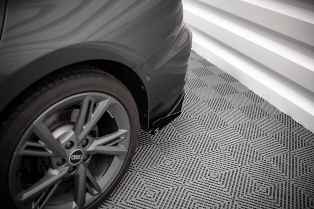 Diffusor Flaps passend für Audi S3 Limousine 8Y schwarz Hochglanz (4251937887905)