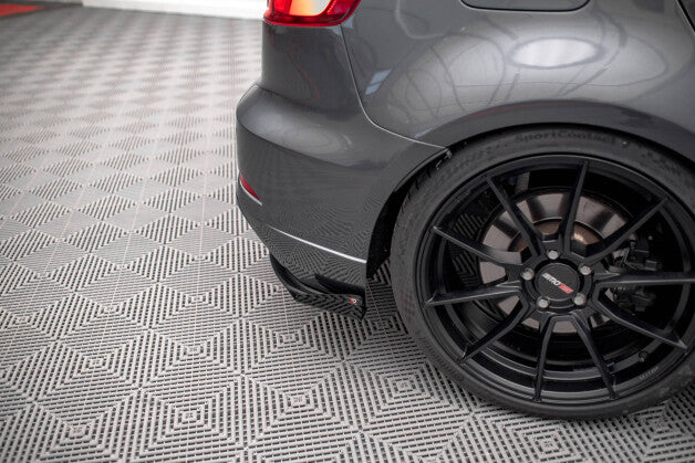 Diffusor Flaps passend für Audi S3 Sportback 8V FL schwarz Hochglanz (4255647800445)