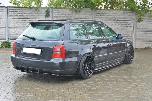 Diffusor Flaps passend für Audi S4 B5 Avant schwarz Hochglanz