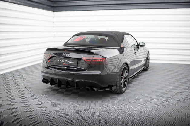 Diffusor Flaps passend für Audi S5 / A5 S-Line Coupe / Cabriolet 8T schwarz Hochglanz (4255647833474)
