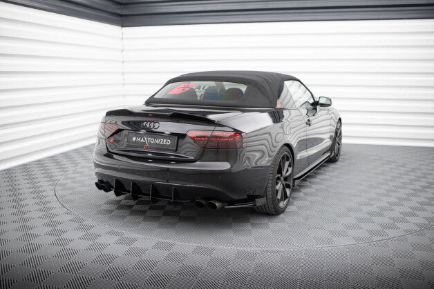 Diffusor Flaps passend für Audi S5 / A5 S-Line Coupe / Cabriolet 8T schwarz Hochglanz (4255647834488)