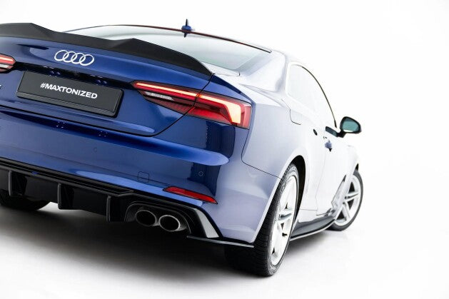 Diffusor Flaps passend für Audi S5 Coupe F5 roter Kern