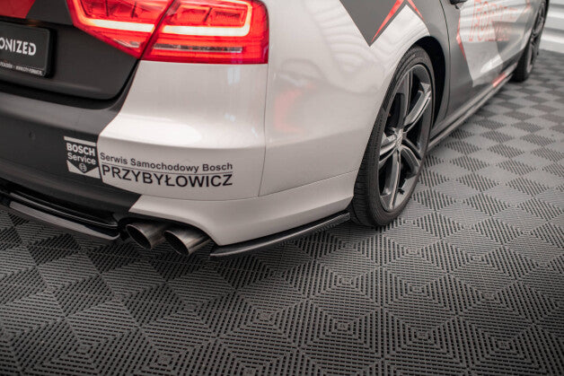 Diffusor Flaps passend für Audi S8 D4 schwarz Hochglanz
