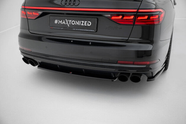 Diffusor Flaps passend für Audi S8 D5 schwarz Hochglanz