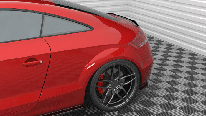 Diffusor Flaps passend für Audi TT 3.2 V6 8J schwarz Hochglanz