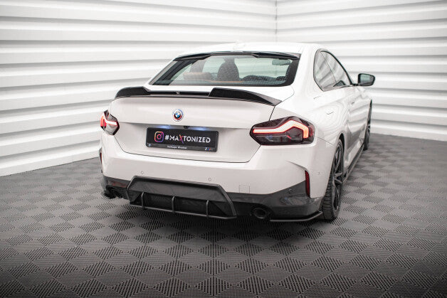 Diffusor Flaps passend für BMW 2 Coupe M-Paket G42 roter Kern