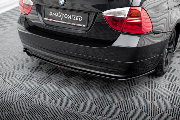 Diffusor Flaps passend für BMW 3er Touring E91 schwarz Hochglanz