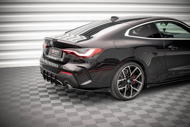 Diffusor Flaps passend für BMW 4er M-Paket G22 / G23 / G22 FL / G23 FL schwarz Hochglanz (4251937881675)