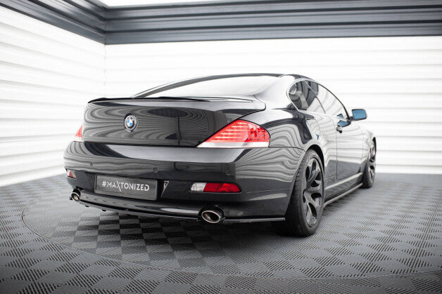 Diffusor Flaps passend für BMW 6er Coupe E63 / Cabrio E64 schwarz Hochglanz