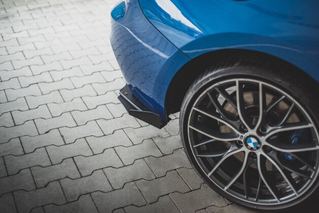 Diffusor Flaps passend für BMW M135i F20 roter Kern + Hochglanz Flaps
