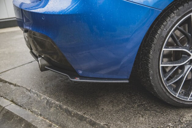 Diffusor Flaps passend für BMW M135i F20 roter Kern