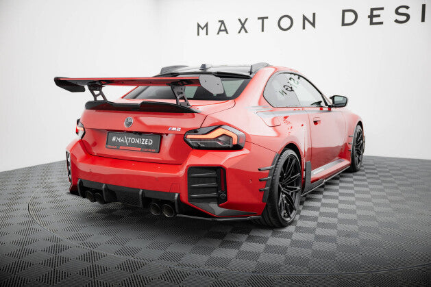 Diffusor Flaps passend für BMW M2 M-Performance G87 schwarz Hochglanz