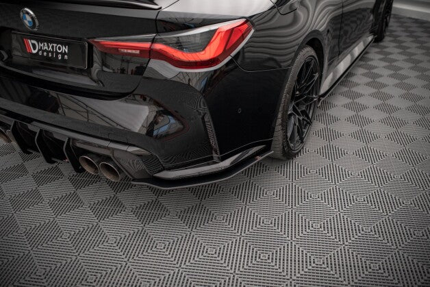 Diffusor Flaps passend für BMW M4 G82 schwarz matt