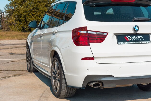 Diffusor Flaps passend für BMW X3 F25 M-Paket FL schwarz matt