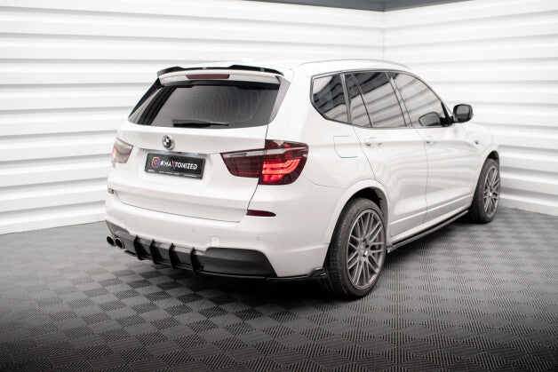 Diffusor Flaps passend für BMW X3 M-Paket F25 schwarz Hochglanz