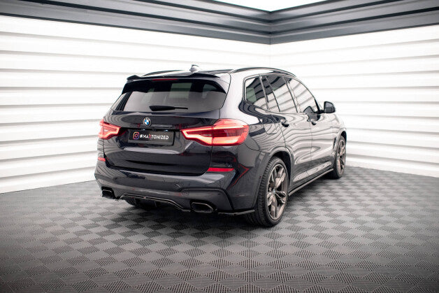 Diffusor Flaps passend für BMW X3 M40i / M40d G01 schwarz Hochglanz
