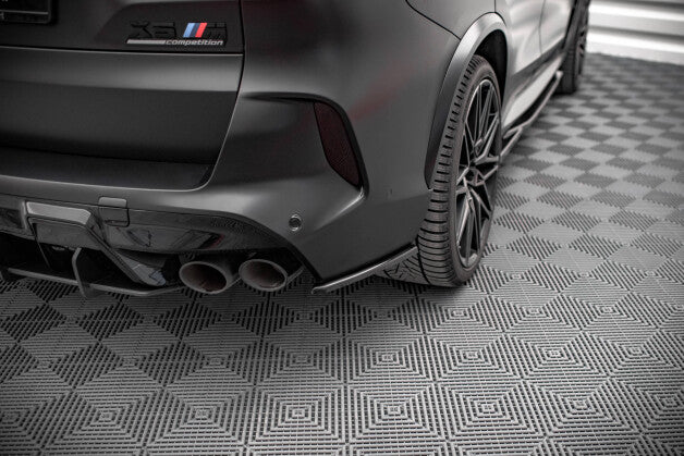 Diffusor Flaps passend für BMW X5M F95 schwarz matt