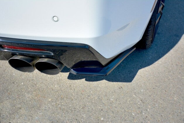 Diffusor Flaps passend für Chevrolet Camaro 6TH-GEN. Phase-I 2SS Coupe schwarz Hochglanz
