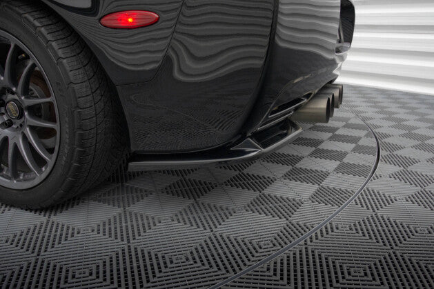 Diffusor Flaps passend für Chevrolet Corvette C5 schwarz Hochglanz