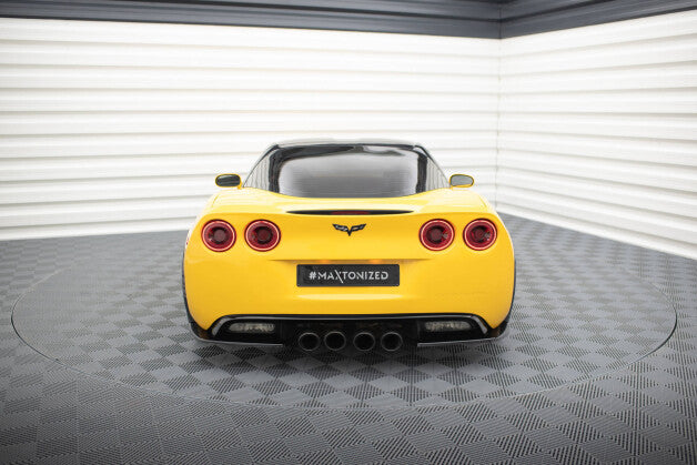 Diffusor Flaps passend für Chevrolet Corvette Widebody C6 schwarz Hochglanz