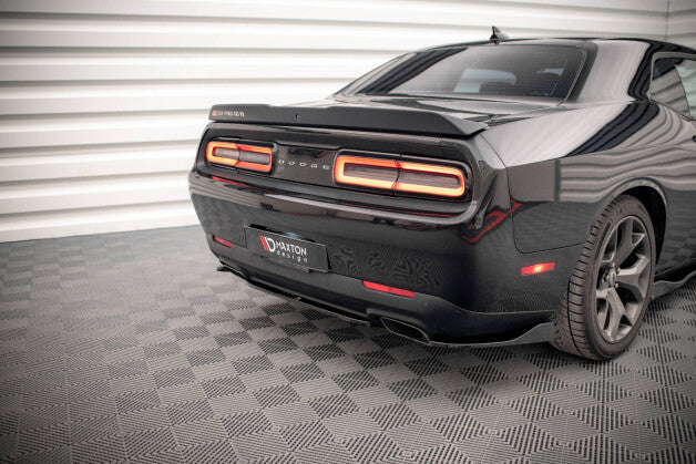 Diffusor Flaps passend für Dodge Challenger GT Mk3 FL schwarz Hochglanz