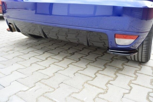 Diffusor Flaps passend für Ford Focus RS Mk1 schwarz Hochglanz