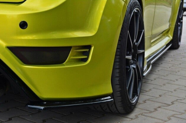 Diffusor Flaps passend für Ford Focus RS Mk2 schwarz Hochglanz