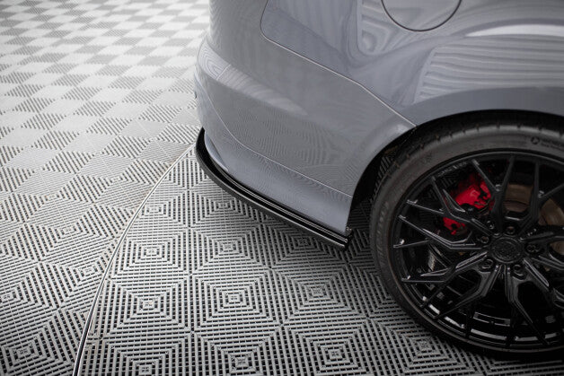 Diffusor Flaps passend für Ford Focus ST Kombi Mk3 / Mk3 FL schwarz Hochglanz