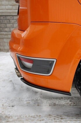 Diffusor Flaps passend für Ford Focus ST Mk2 schwarz Hochglanz