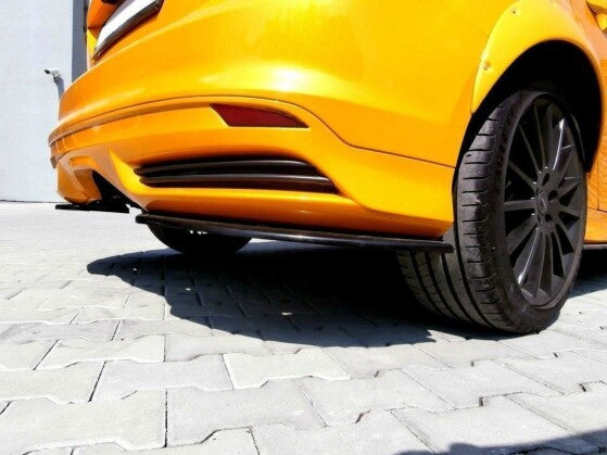 Diffusor Flaps passend für Ford Focus ST Mk3 Hatchback schwarz Hochglanz