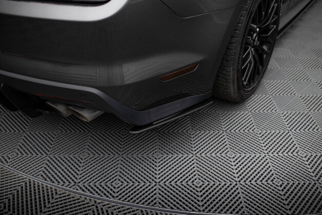 Diffusor Flaps passend für Ford Mustang GT Mk6 roter Kern