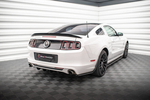 Diffusor Flaps passend für Ford Mustang Mk5 FL schwarz Hochglanz