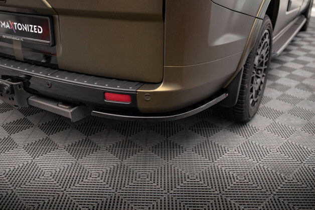 Diffusor Flaps passend für Ford Tourneo Custom Mk1 FL schwarz Hochglanz
