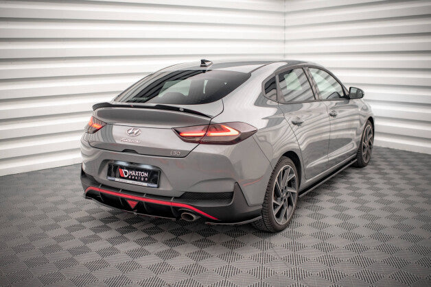 Diffusor Flaps passend für Hyundai I30 Fastback N-Line Mk3 FL schwarz Hochglanz (4255647845415)
