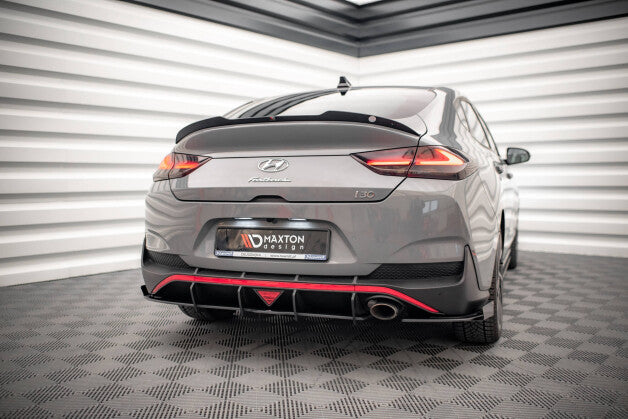Diffusor Flaps passend für Hyundai I30 Fastback N-Line Mk3 FL schwarz Hochglanz (4255647845972)