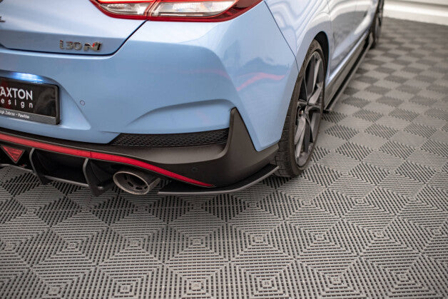 Diffusor Flaps passend für Hyundai I30 N Fastback Mk3 FL schwarz matt