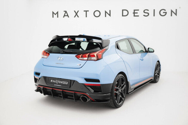 Diffusor Flaps passend für Hyundai Veloster N Mk2 roter Kern