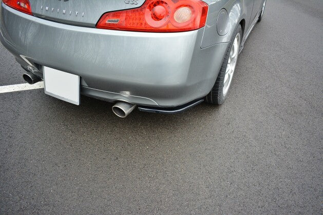 Diffusor Flaps passend für INFINITI G35 Coupe schwarz Hochglanz