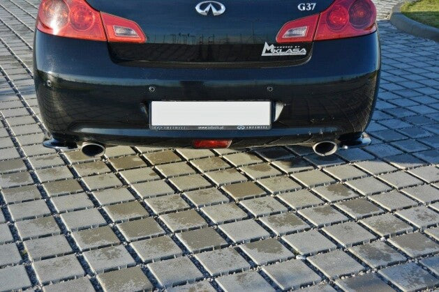 Diffusor Flaps passend für Infiniti G37 Limousine schwarz Hochglanz