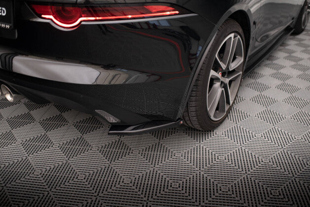 Diffusor Flaps passend für Jaguar F-Type Mk1 FL schwarz Hochglanz