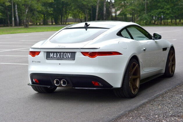 Diffusor Flaps passend für Jaguar F-TYPE schwarz Hochglanz
