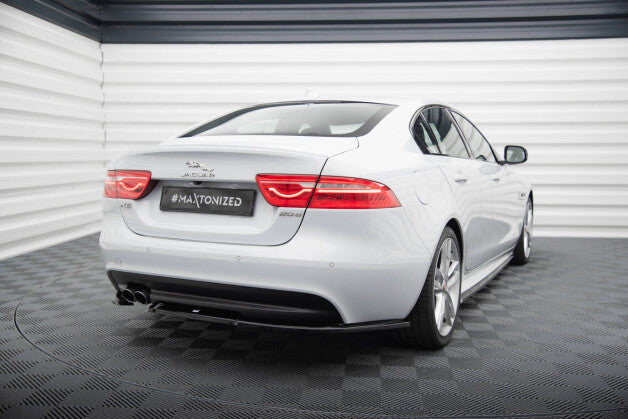Diffusor Flaps passend für Jaguar XE R-Sport X760 schwarz Hochglanz