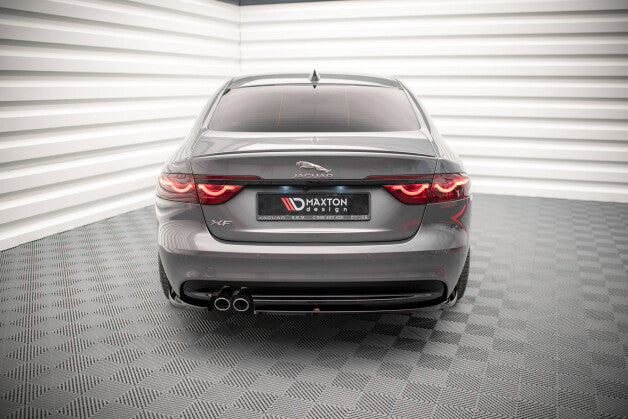 Diffusor Flaps passend für Jaguar XF R-Sport Mk2 schwarz Hochglanz